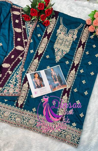 D.NO. – 239A TO 239C BY DINSAA EMBROIDERED SALWAR KAMEEZ MANUFACTURER IN INDIA
